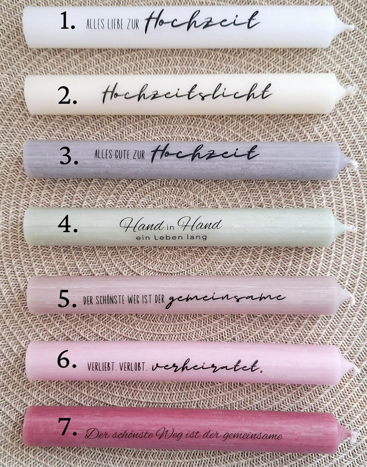Hochzeit Geschenkset Hochzeitsgeschenk Haus / Lichthaus Kerzenhalter rund Kerzenset Stabkerze Kerzenbox Holzbox Mitbringsel