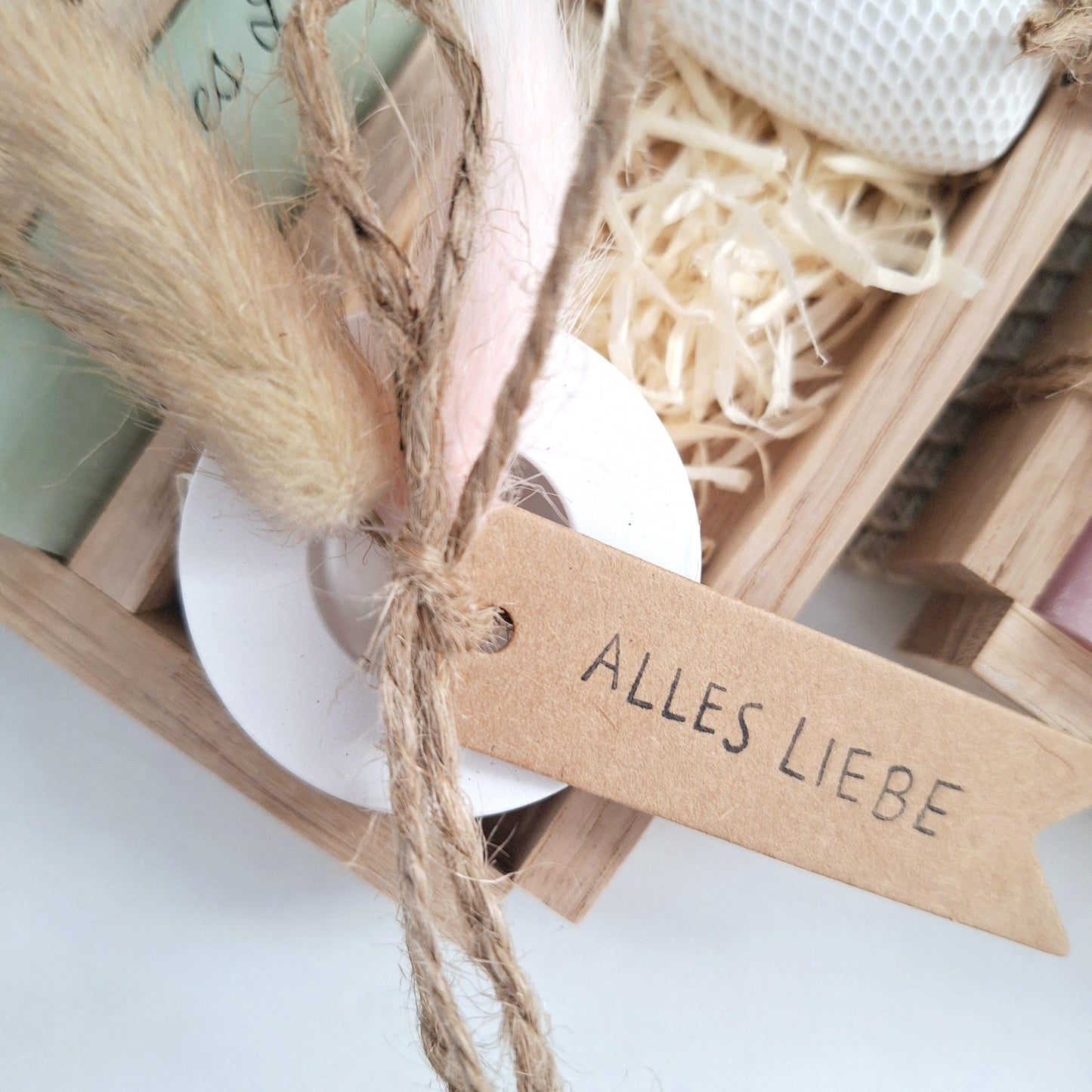 Silberhochzeit Silberhochzeitsgeschenk Dekoherz Kerze Kerzenset Kerzenhalter Stabkerze Kerze mit Kerzenbox Holzbox Mitbringsel