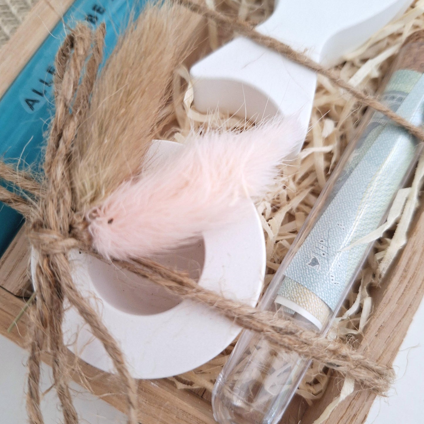 Konfirmation Geldgeschenk Konfirmationsgeschenk mit einem Fisch (Var 2) Kerzenhalter rund Geschenkset für Jungen Mädchen Konfirmationskerze