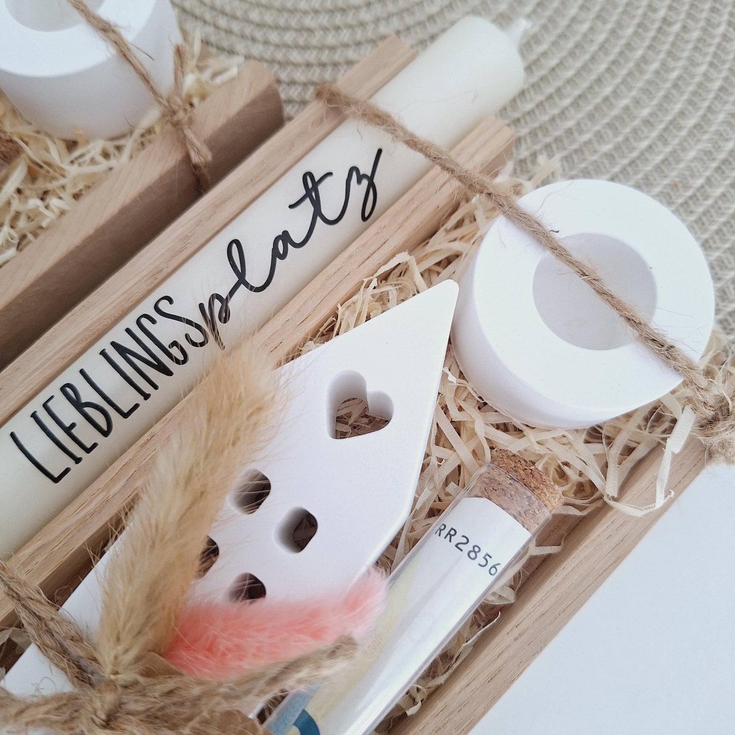 Einzugsgeschenk Geldgeschenk Einweihungsgeschenk Geschenkset zum Umzug Einzug Haus / Lichthaus Kerzenhalter rund zum Hauskauf Richtfest