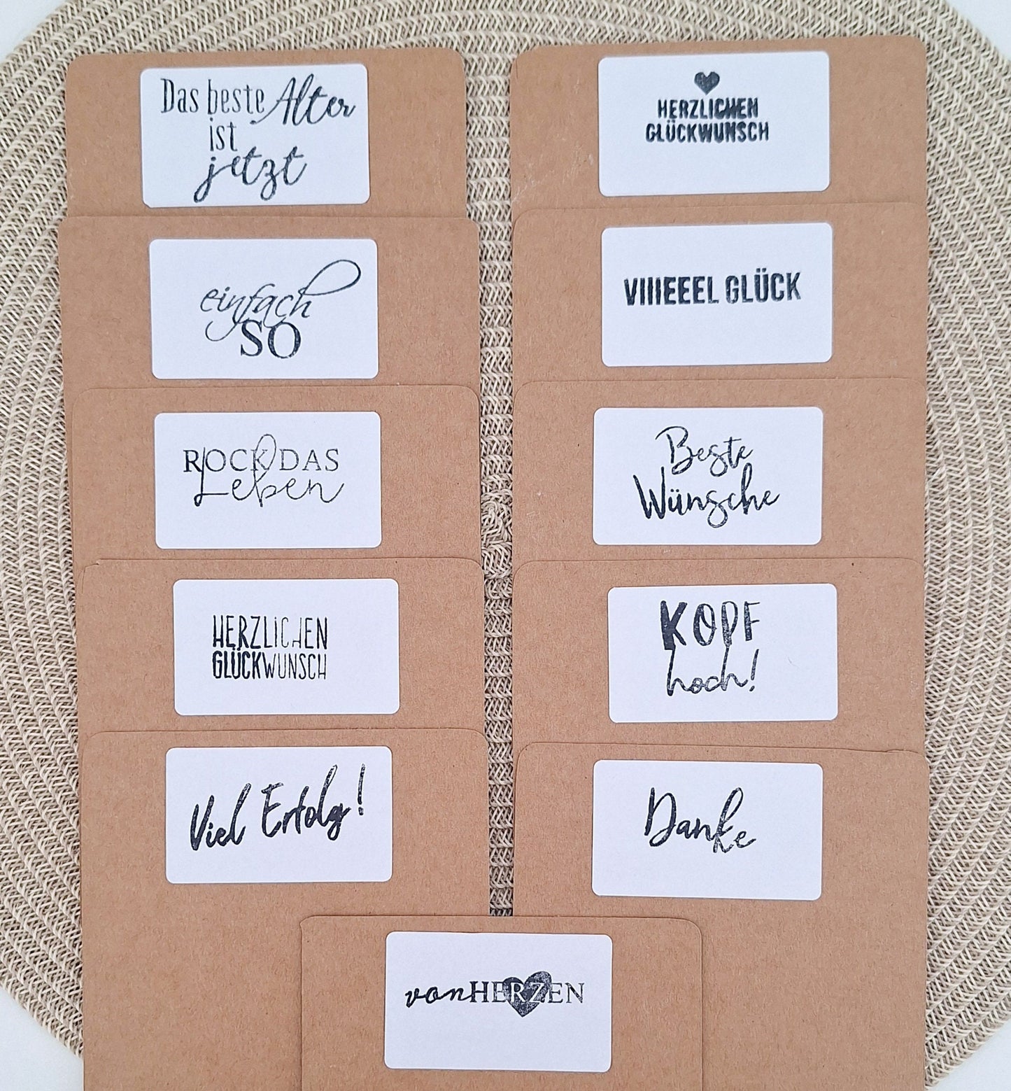 Kleinigkeit - kleines Geschenk als Mitbringsel Aufmerksamkeit mit Kerzenhalter, Dekoherz, Kerze - als Dankeschön, Mutmacher, zum Geburtstag