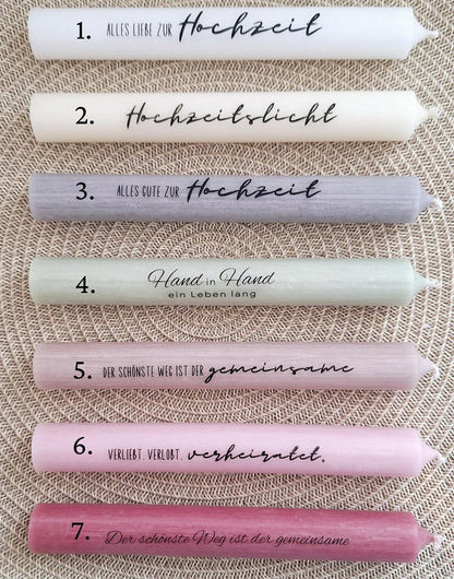 Hochzeit Geschenkset Hochzeitsgeschenk Häuser Lichthäuser Kerzenset Kerzenhalter Herz Stabkerze Kerzenbox Holzbox Mitbringsel