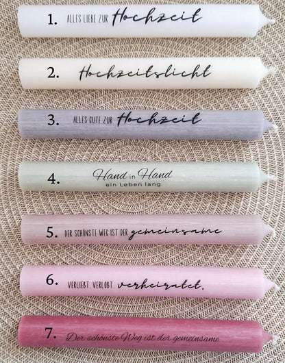 Hochzeit Geschenkset Hochzeitsgeschenk Häuser Lichthäuser Kerzenset Kerzenhalter Herz Stabkerze Kerzenbox Holzbox Mitbringsel