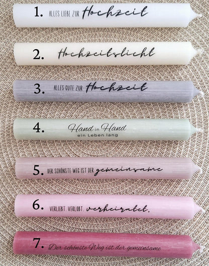 Hochzeit Geschenkset Hochzeitsgeschenk Haus / Lichthaus Kerzenhalter rund Kerzenset  Stabkerze Kerzenbox Holzbox Mitbringsel