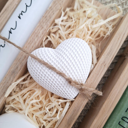 Abschiedsgeschenk Kindergarten KITA Erzieherin mit Herz Dekoherz Kerzenhalter rund Geschenkset Dankeschön Kerzenset