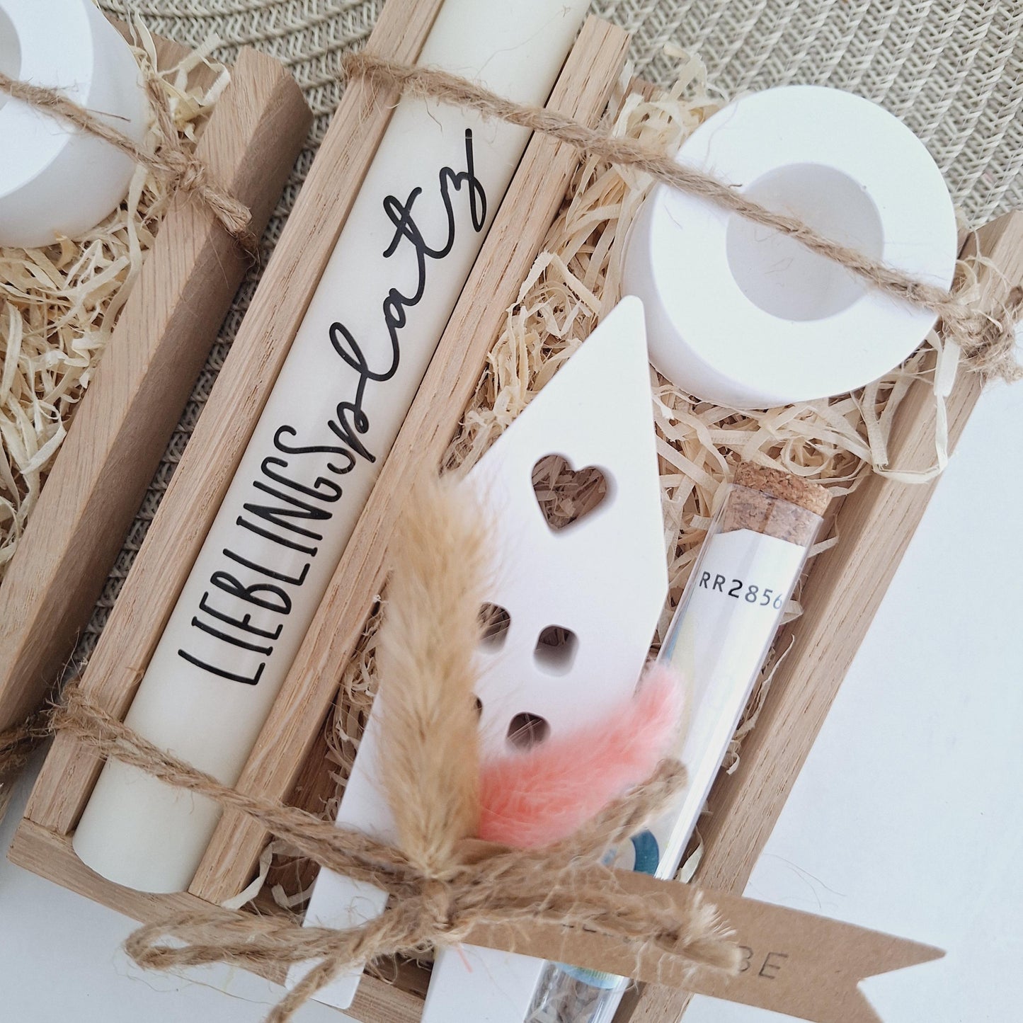 Einzugsgeschenk Geldgeschenk Einweihungsgeschenk Geschenkset zum Umzug Einzug Haus / Lichthaus Kerzenhalter rund zum Hauskauf Richtfest