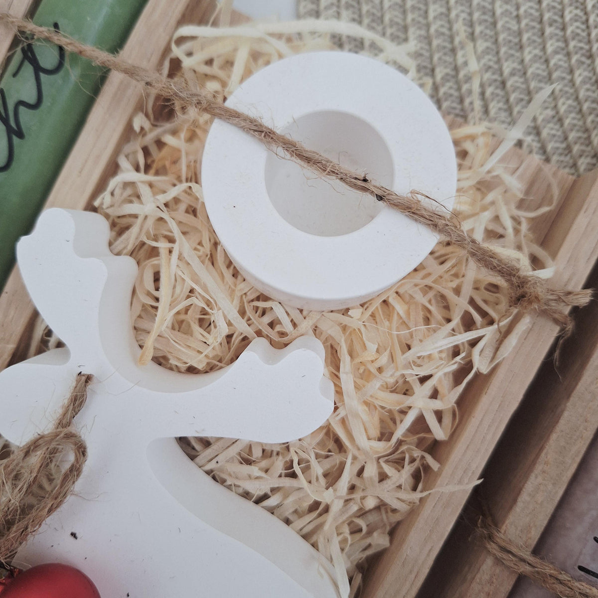 Weihnachten Geschenkset Weihnachtsgeschenk Elch Rentier Kerzenhalter rund Wichtelgeschenk Kerzenset Wichteln Nikolaus Advent